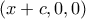 (x+c, 0, 0)