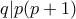 q|p(p+1)