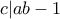 c|ab-1