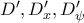 D',D_x',D_\psi'
