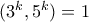 (3^k,5^k)=1