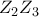 \displaystyle{{Z_2}{Z_3}}