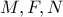 M,F,N