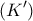 \displaystyle{(K' )}