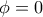 \phi=0