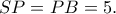 SP=PB=5.