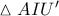 \vartriangle AIU'