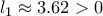\displaystyle{l_1 \approx 3.62 >0}
