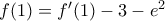 f(1)={f}'(1)-3-{{e}^{2}}