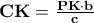 \bf {CK=\frac{PK\cdot b}{c}} \bf {CK=\frac{PK\cdot b}{c}}