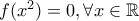 f(x^2) = 0, \forall x \in \Bbb{R}