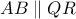 AB\parallel QR