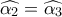 \widehat {{\alpha _2}} = \widehat {{\alpha _3}}