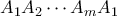 A_1A_2\cdots A_mA_1
