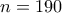 n=190 n=190