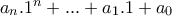 a_n.1^n + ... + a_1.1 + a_0