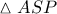 \vartriangle ASP