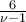 \frac{6}{\nu-1}