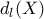 d_{l}(X)