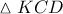 \vartriangle KCD \vartriangle KCD