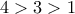4>3>1