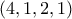 (4,1,2,1)
