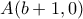 A(b+1,0)