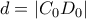 d=|C_0D_0|