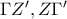 \Gamma Z',Z \Gamma'