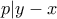 p|y-x