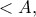 <A,