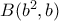 B(b^2, b)