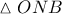 \vartriangle ONB