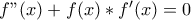 f"(x) + f(x)*f'(x)=0