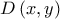 D\left( {x,y} \right)
