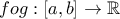 fog:[a,b]\rightarrow \mathbb{R}