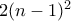 2 (n-1)^2