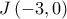 J\left( { - 3,0} \right)