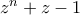 z^n+z-1