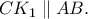 CK_{1}\parallel AB. CK_{1}\parallel AB.