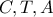 C,T,A