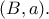 (B, a).