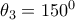 \theta _3=150^0