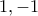 1,-1