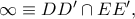 \infty\equiv DD'\cap EE',