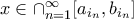 x\in \cap_{n=1}^\infty [a_{i_{n}},b_{i_{n}}]