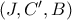 \left( J,C',B \right) \left( J,C',B \right)