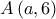 A\left( {a,6} \right)