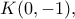K(0,-1),