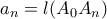 a_n=l(A_0A_n)
